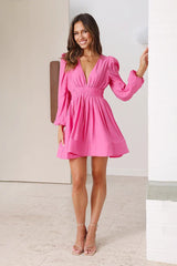 Charlotte Mini Dress Pink Mssaz Desses