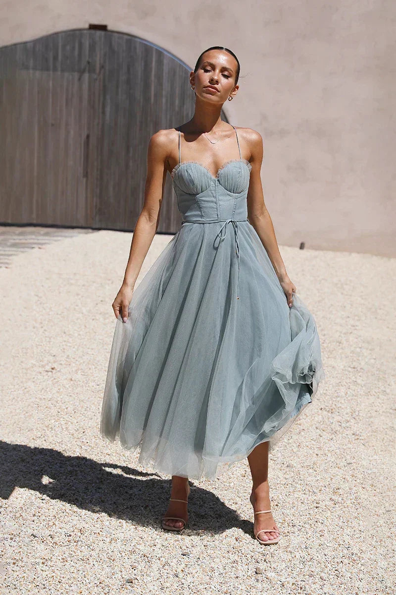 Diana Midi Dress Sage Mssaz Desses