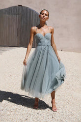 Diana Midi Dress Sage Mssaz Desses