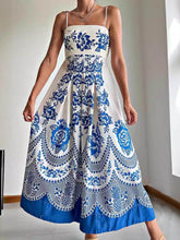 Floral Ethnic Print Back Smocked Loose Miaxi Dress Mssaz Desses