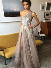 One Shoulder A Line Slim Prom Party Dresses Mssaz Desses