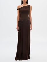 Espresso Sisal Mesh Maxi Dress Mssaz Desses