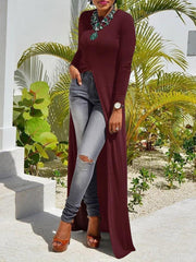 3XL plus size high Slit Sheath T-Shirt Dress Mssaz Desses