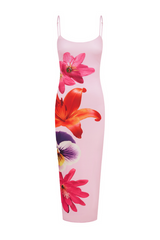 DEIA Midi Dress Multi Flower Mssaz Desses