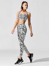 Activewear Yoga Clothing Polyester Split Color Yoga 2 Piece Sets Mssza
