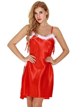 Bedroom Costume Tulle Jumper T-back Christmas Lingerie 2 Piece Set Mssza