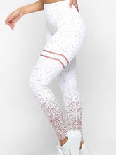 Bronzing Printed Slim High Waisted Yoga Leggings Mssza
