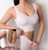 Camis Push Up Yoga Crop Top Bras Solid Athletic Vest Gym Mssza