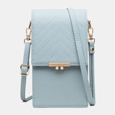 Card Slots Solid Phone Crossbody Shoulder Bag Mssza