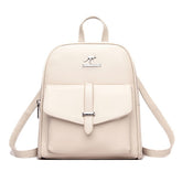 Casual And Simple Backpack Leather Bag Mssza