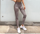 Casual Athletic Tights High Waisted Breathable Fitness Yoga Pants Mssza