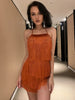 Casual Backless White Bodys Tassel Bodysuit Shorts Bodycon Rompers Jumpsuit Mssza