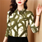 Casual Chic Single Breasted Turn-down Collar Shirt Mssza