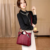 Casual Sequined Designer PU Leather Leisure Crossbody Shoulder Tote Bag Mssza