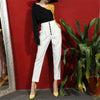 Casual High Waist Button Pencil Straight Pants Mssza