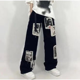 Casual Hip Hop Street wear Wide Leg Jeans Mssza