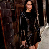 Casual Button Hip Package Jacket And Mini Skirt 2 Piece Set Mssza