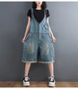 Casual Oversized Wide Leg Shorts Cargo Baggy Pants Straps Jeans Jumpsuits Mssza