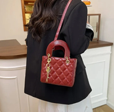 Casual PU Leather Simple Design High Quality Fashionable Versatile Crossbody Shoulder Bag Mssza