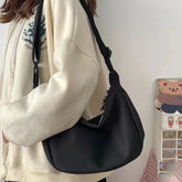 Casual Solid All-Match Simple Multifunction Handbags Large Capacity Teens Purse Crossbody Shoulder Bags Mssza