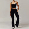 Sports Crop Top And Leggings 2 Pieces Set Yoga Set Mssza