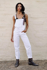 Casual Vintage Retro Denim Long Baggy Bib Loose Straight Jumpsuit Mssza