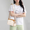 Vintage Zipper Soft Leather Interior Compartment Crossbody Bag Mssza