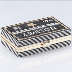Clutch Bags Letter in Handbags Boxy Design Evening Clutch Bag Runway Trends Wedding Bag With Stone Womens Hand Bags New Mssza