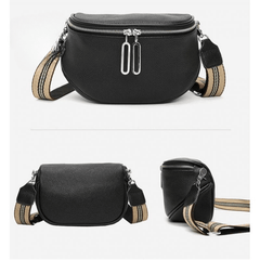 Cowhide Saddle Crossbody Bag Green Retro Casual Women Totes Shoulder Bags 260X90X160mm Mssza
