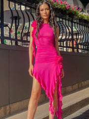 Fringe Sleeveless Tank Dress Mssaz Desses