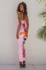 DEIA Midi Dress Multi Flower Mssaz Desses