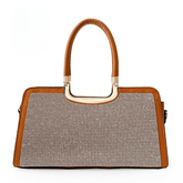 Diamond Top-Handle Bags Large Capacity Crystal Shoulder Crossbody Handbags Full Of Diamond Glitter Brand Luxury Woman Bag 335X110X180mm Mssza