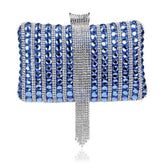Diamonds Metal Wedding Clutch Mssza