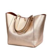 Elegant Luxury Leather Sequined Big Capacity Top-handle Totes Crossbody Handbags Mssza