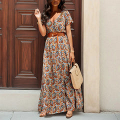 Party Daily Slim Sleeveless Cold Shoulder Solid Print Big Hem Casual Boho Dress Mssaz Desses