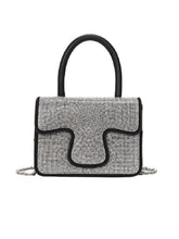 Elegant Patch Rhinestone Chain Handbags Mssza