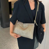 Elegant Sparkle Satchel Clutch Chic Glitter Sling Versatile Strap Adjustable Formal Dressy Tote Bag Mssza