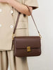 Elegant Split Leather Small Square Armpit High Quality Cowhide Shoulder Crossbody Bag Mssza