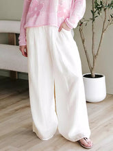 Elegant Wide Style Palazzo Pants With Adjustable Waist Resort Wear Mssza