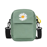 Embroidery Crossbody Outdoor Zipper Shoulder Bag Mssza