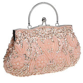 Exquisite Beaded Embroidered Wedding Evening Party Bridal Clutch Bags Mssza