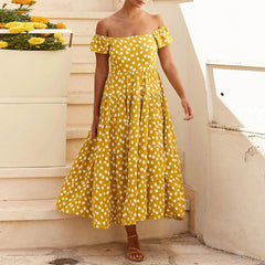 Vintage Backless Wide Ruffles Straps Female Casual Sleeveless Plaid Vacation Beach Sun Dress Mssaz Desses