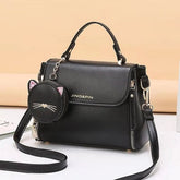 PU Leather Coins Tote Crossbody Bag Mssza