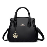 Pattern Diagonal Casual Shoulder Bag Mssza