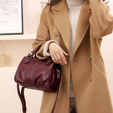 Solid Waterproof Handbag Mssza