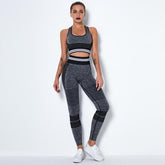 Fitness Yoga Suit High Workout Sports Bra High Waist Legging Gym Mssza