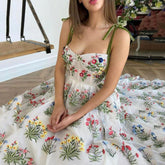 Floral Lace A Line Prom Dresses Mssaz Desses