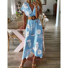 Floral print bohemian dress Mssaz Desses