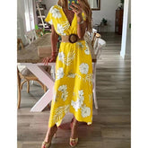 Floral print bohemian dress Mssaz Desses