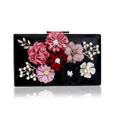 Flowers Pattern Evening Clutches Mssza